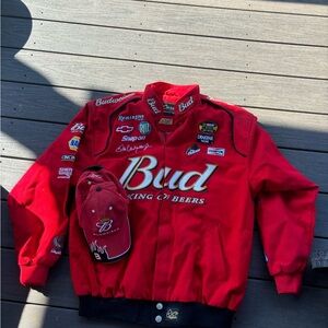 Budweiser NASCAR Red Racing Jacket